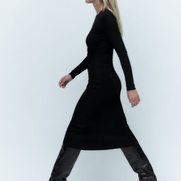 Zara RUCHED DRESS - Picture 7 of 8